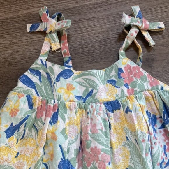 BNWT Nordstrom Linen Blend Romper - Picture 2 of 9